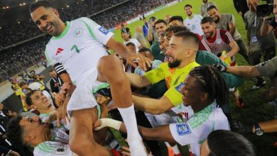Joueurs de l’Algérie lors des qualifications du Mondial 2026