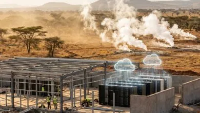 Illustration d’un data center au Kenya
