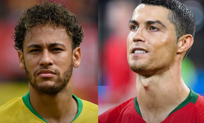 Montage photo de Neymar et Cristiano Ronaldo avant le Mondial 2026