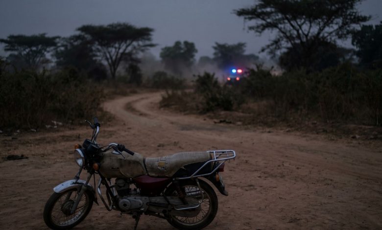 Illustration d’un conducteur de moto au Nigeria