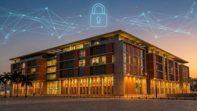 Illustration de cybersécurité pour une institution publique au Sénégal