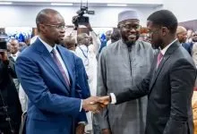 Ousmane Sonko et Bassirou Diomaye Faye à Dakar