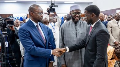 Ousmane Sonko et Bassirou Diomaye Faye à Dakar