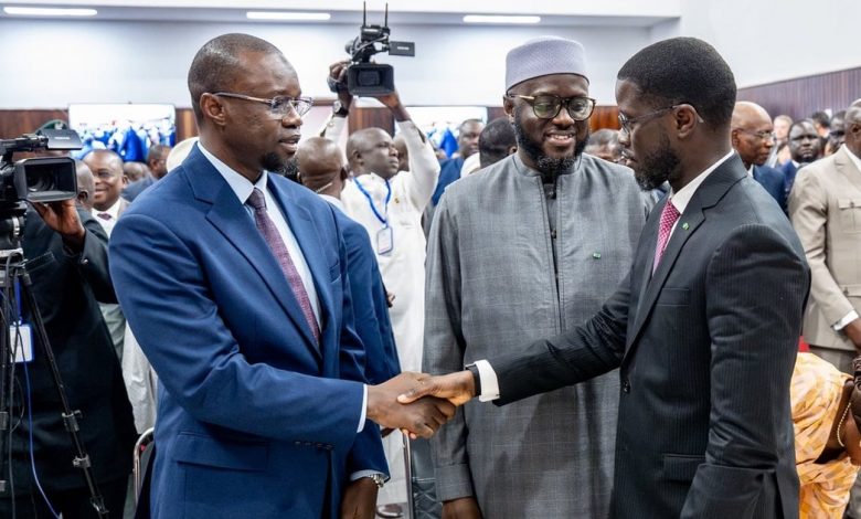 Ousmane Sonko et Bassirou Diomaye Faye à Dakar