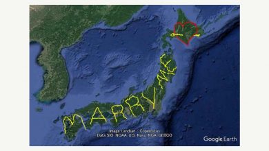 Dessin GPS Marry Me de Yassan à travers le Japon