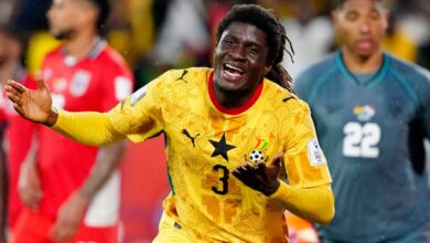 Un joueur du Ghana pendant un match du Mondial 2026