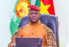 Ibrahim Traoré lors d’une intervention officielle au Burkina Faso