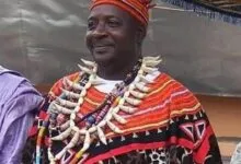 Chef traditionnel de Baloum au Cameroun
