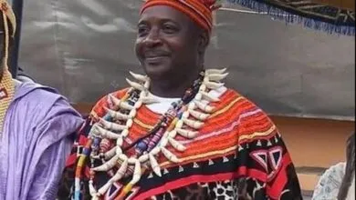 Chef traditionnel de Baloum au Cameroun