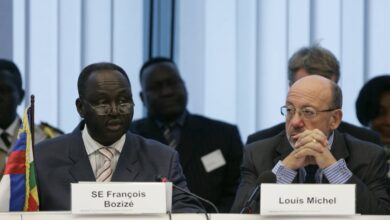François Bozizé lors d’une réunion officielle