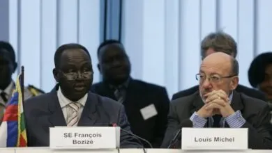 François Bozizé lors d’une réunion officielle
