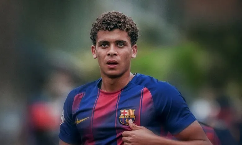 Hamza Abdelkarim sous les couleurs du Barça