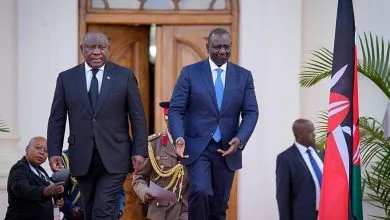 William Ruto lors d’une visite d’un centre de santé au Kenya