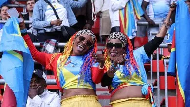 Supporters des Léopards de la RDC dans les tribunes