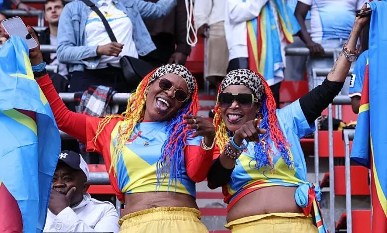 Supporters des Léopards de la RDC dans les tribunes