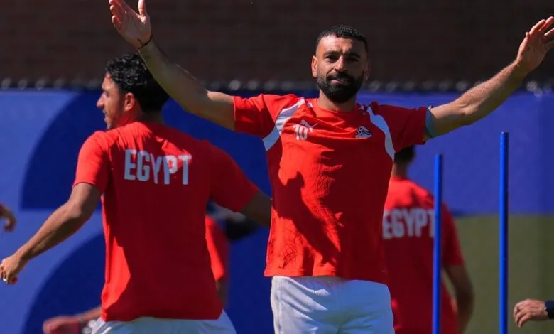 Mohamed Salah avec l'Egypte avant son entree au Mondial 2026 contre la Belgique