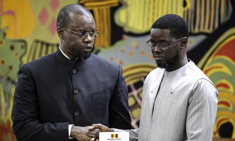 Bassirou Diomaye Faye et Ousmane Sonko au Sénégal