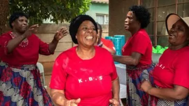 Membres d’une association funéraire au Zimbabwe