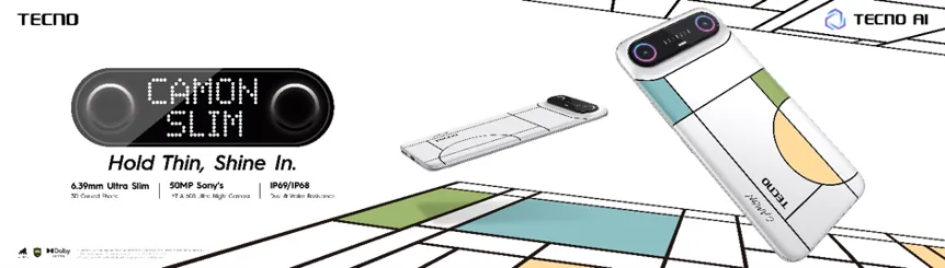 CAMON Slim : TECNO réinvente le smartphone comme un objet de différenciation et d'expression personnelle