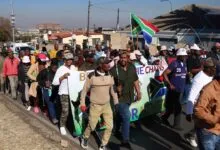 Manifestation hostile aux migrants en Afrique du Sud