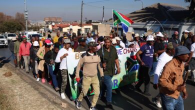 Manifestation hostile aux migrants en Afrique du Sud