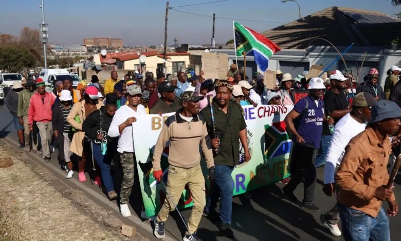 Manifestation hostile aux migrants en Afrique du Sud