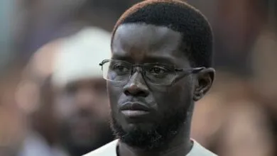 Bassirou Diomaye Faye lors d’un événement politique au Sénégal