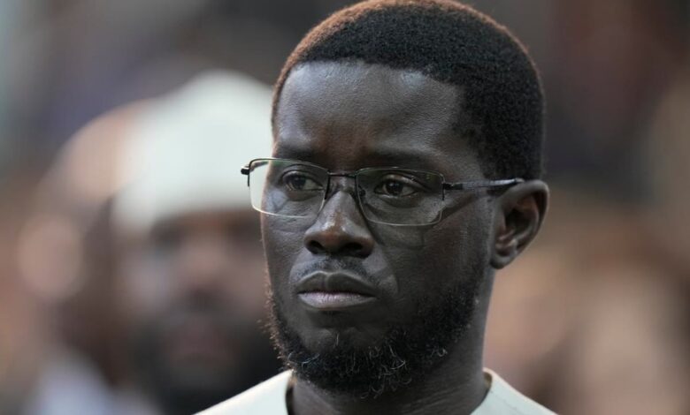 Bassirou Diomaye Faye lors d’un événement politique au Sénégal