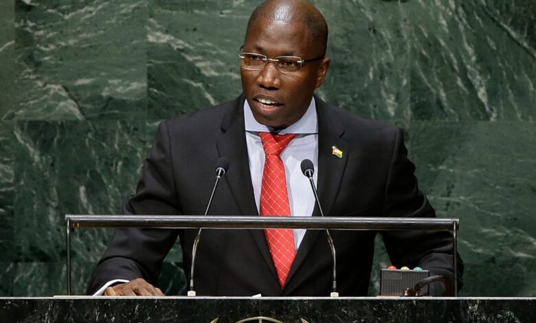 Domingos Simões Pereira lors d’un discours à l’Assemblée générale des Nations unies
