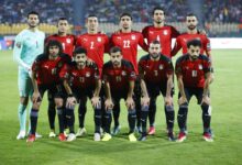 Mohamed Salah avec l’équipe d’Égypte avant un match international
