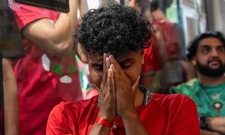 Supporter marocain déçu après France-Maroc au Mondial 2026