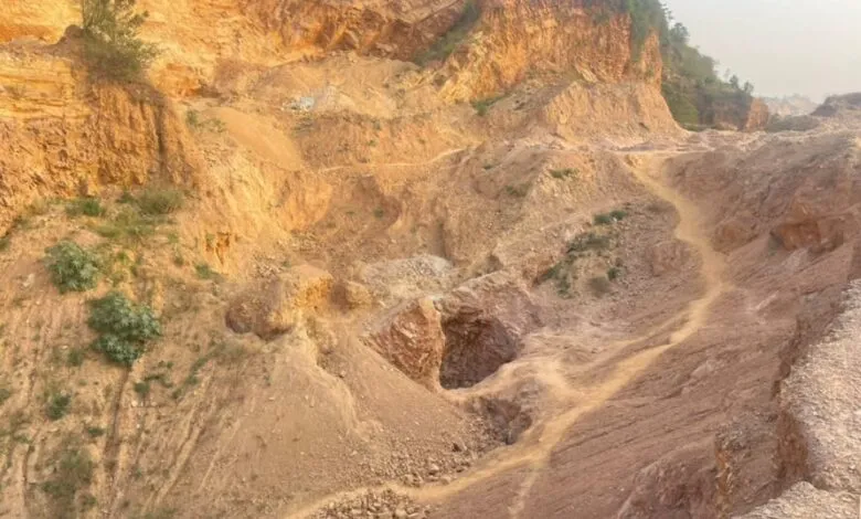 Carrière de pierres de Bugesera après l’effondrement