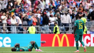 Des joueurs du Sénégal lors du match contre la Belgique au Mondial 2026