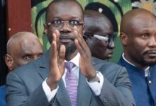 Ousmane Sonko lors d’une apparition publique au Sénégal