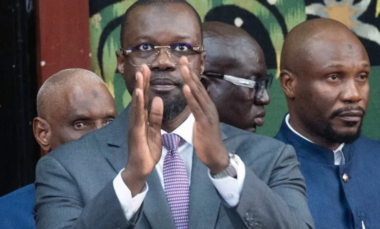 Ousmane Sonko lors d’une apparition publique au Sénégal