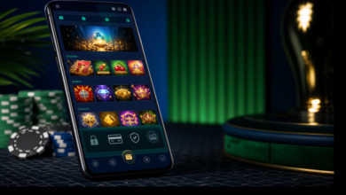 Casino mobile sur un smartphone Android