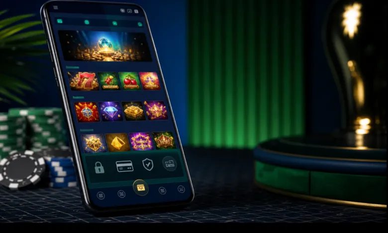 Casino mobile sur un smartphone Android