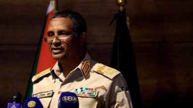 Mohamed Hamdan Dagalo, dit Hemedti, lors d’une prise de parole publique