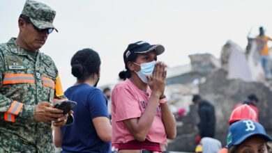 Secours après un séisme au Venezuela