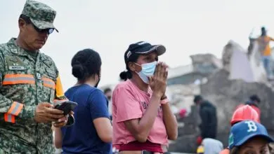 Secours après un séisme au Venezuela