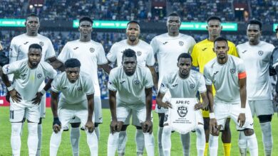 L’équipe de l’APR FC avant une rencontre au Rwanda