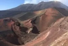 Les cratères du volcan Etna en Sicile