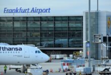Un terminal de l’aéroport de Francfort en Allemagne