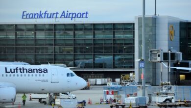 Un terminal de l’aéroport de Francfort en Allemagne