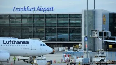 Un terminal de l’aéroport de Francfort en Allemagne