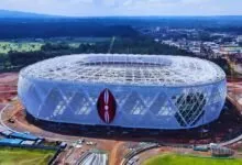 Vue aérienne du stade Talanta Sports City à Nairobi