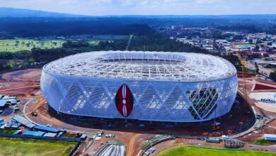 Vue aérienne du stade Talanta Sports City à Nairobi