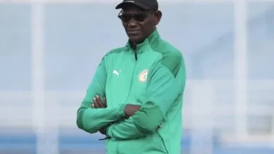 Mame Moussa Cissé avec la tenue du Sénégal pendant la CAN féminine 2026