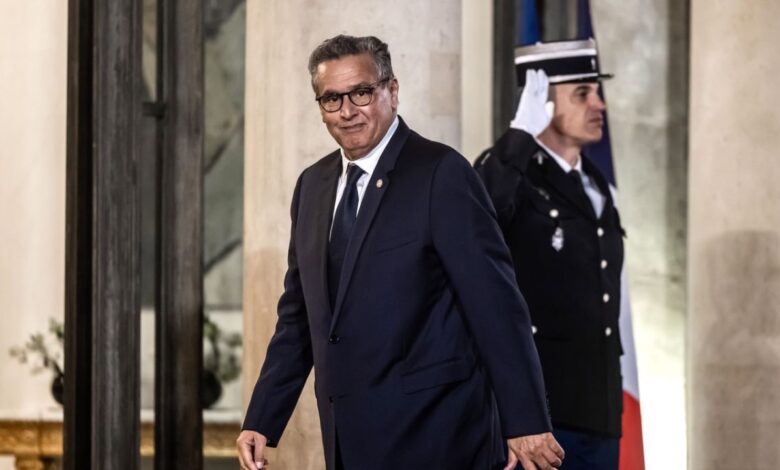 Aziz Akhannouch lors d’un événement officiel à Paris