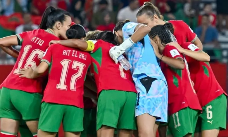 Les joueuses du Maroc réunies pendant la CAN féminine 2026